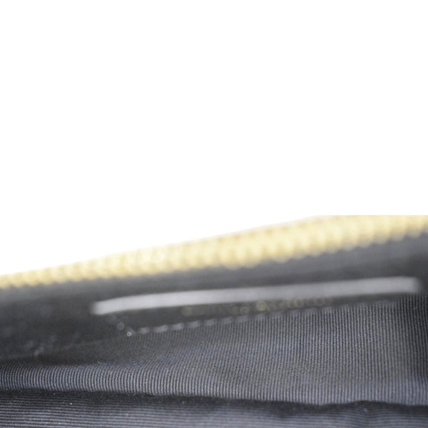 YVES SAINT LAURENT Calypso Organza Leather Crossbody Bag White