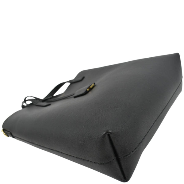 YVES SAINT LAURENT Toy Supple Leather Shopping Tote Bag Black