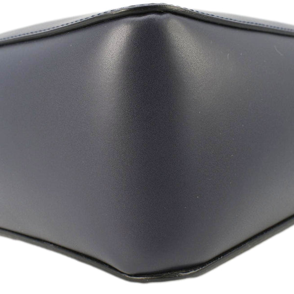 VALENTINO GARAVANI VLTN Leather Crossbody Bag Navy Blue