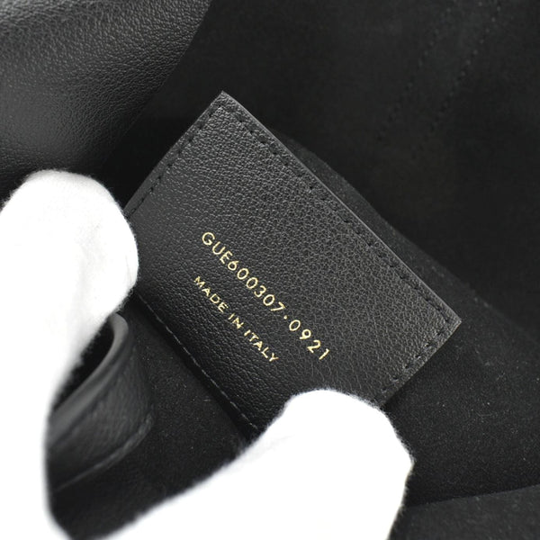 YVES SAINT LAURENT Toy Supple Leather Shopping Tote Bag Black