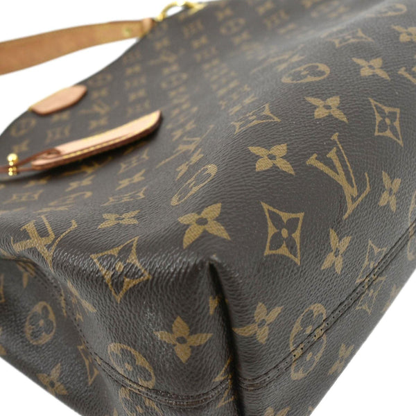 LOUIS VUITTON Graceful PM Monogram Canvas Hobo Shoulder Bag Brown