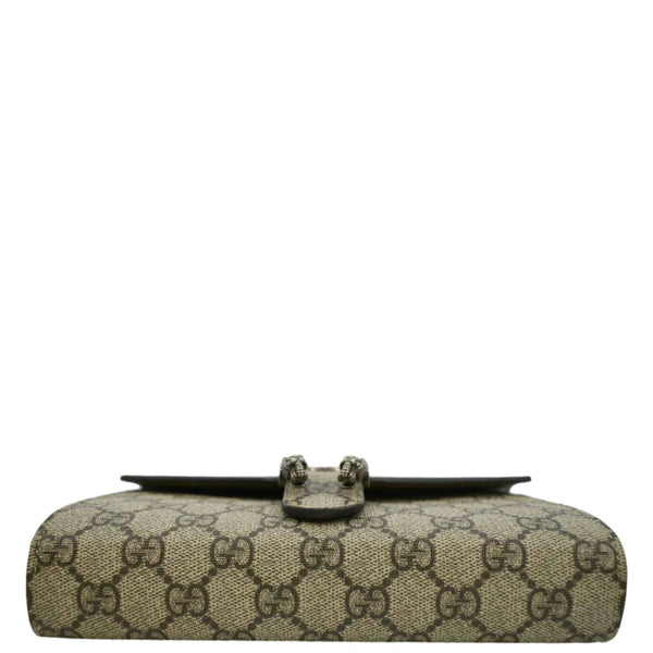 GUCCI Dionysus GG Supreme Crossbody Chain Wallet Beige 401231