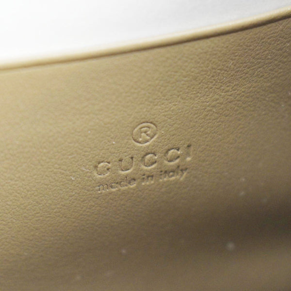 GUCCI Dionysus GG Supreme Crossbody Chain Wallet Beige 401231