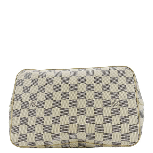 LOUIS VUITTON Neonoe Braided Handle Damier Azur Crossbody Bag White