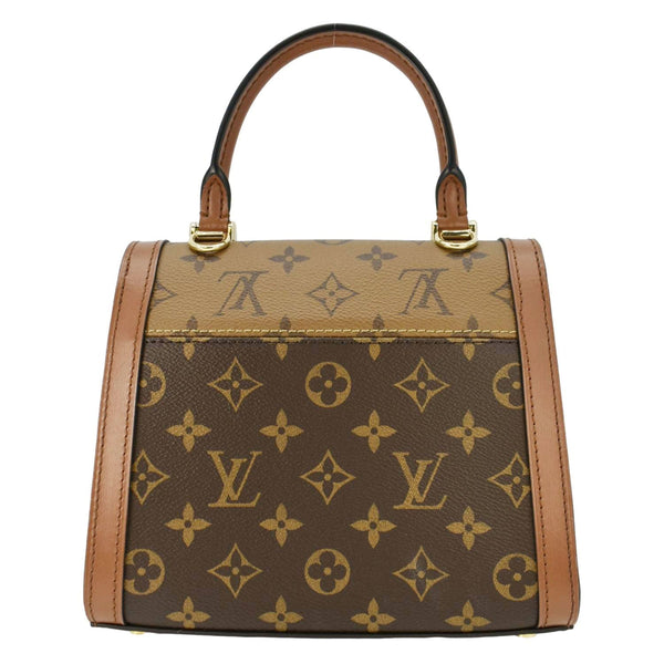 LOUIS VUITTON Dauphine Capitale Monogram Reverse Canvas Crossbody Bag Brown