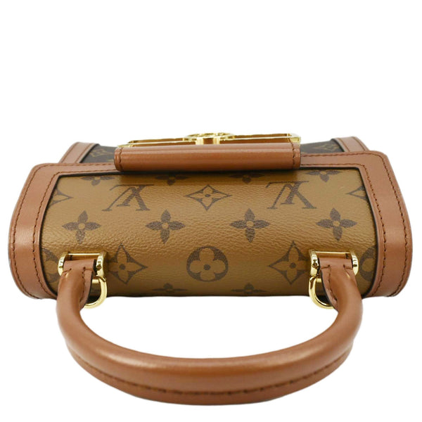 LOUIS VUITTON Dauphine Capitale Monogram Reverse Canvas Crossbody Bag Brown