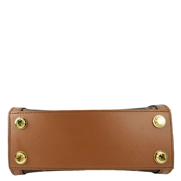 LOUIS VUITTON Dauphine Capitale Monogram Reverse Canvas Crossbody Bag Brown