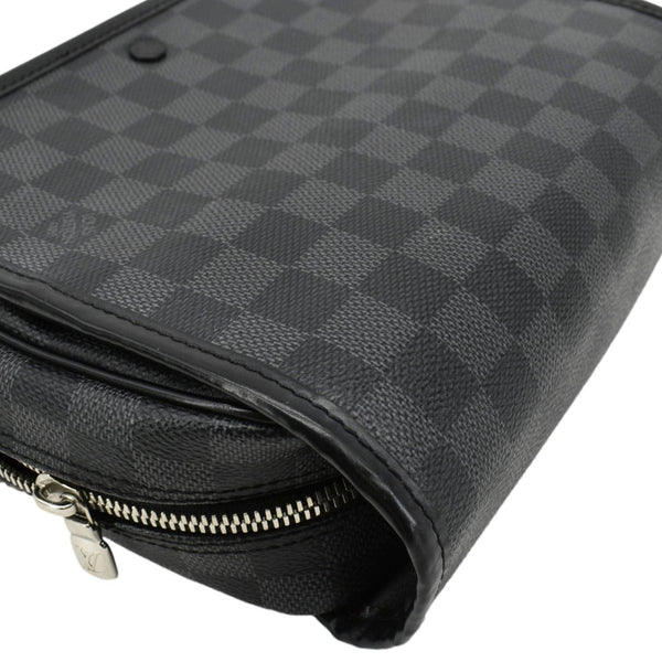 LOUIS VUITTON Damier Graphite Toiletry Cosmetic Pouch Black