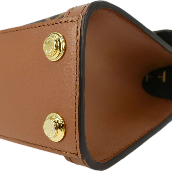 LOUIS VUITTON Dauphine Capitale Monogram Reverse Canvas Crossbody Bag Brown