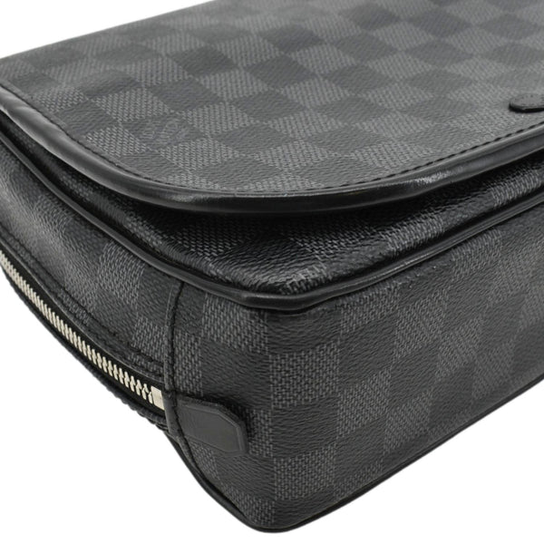 LOUIS VUITTON Damier Graphite Toiletry Cosmetic Pouch Black