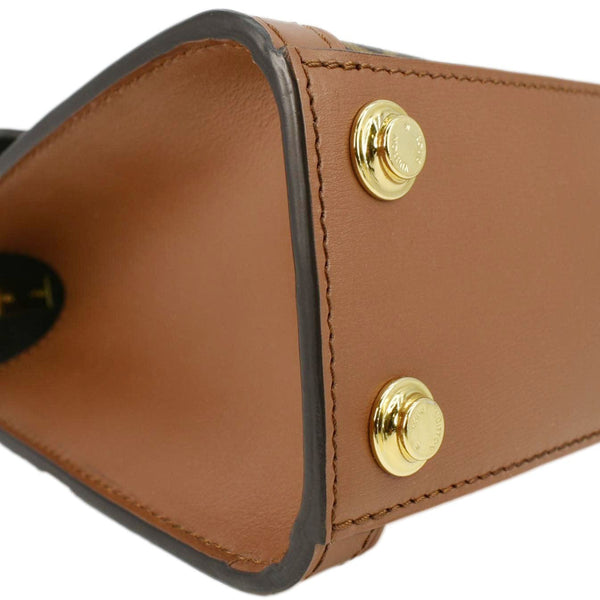 LOUIS VUITTON Dauphine Capitale Monogram Reverse Canvas Crossbody Bag Brown