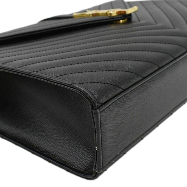 YVES SAINT LAURENT Black Shoulder Bag lower right corner look