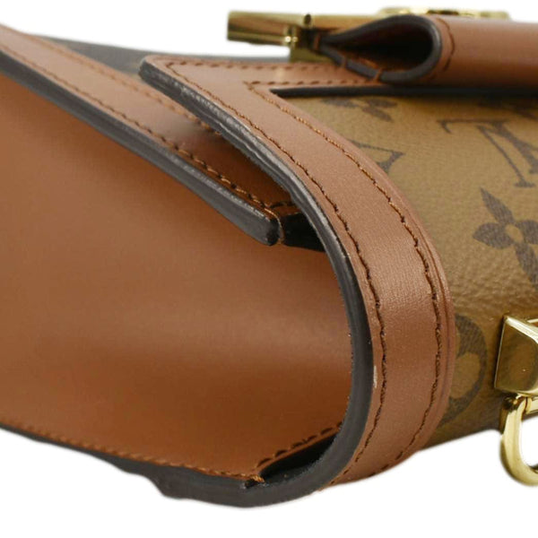 LOUIS VUITTON Dauphine Capitale Monogram Reverse Canvas Crossbody Bag Brown