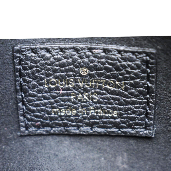 LOUIS VUITTON Pochette Accessoires Monogram Empreinte Shoulder Bag Black