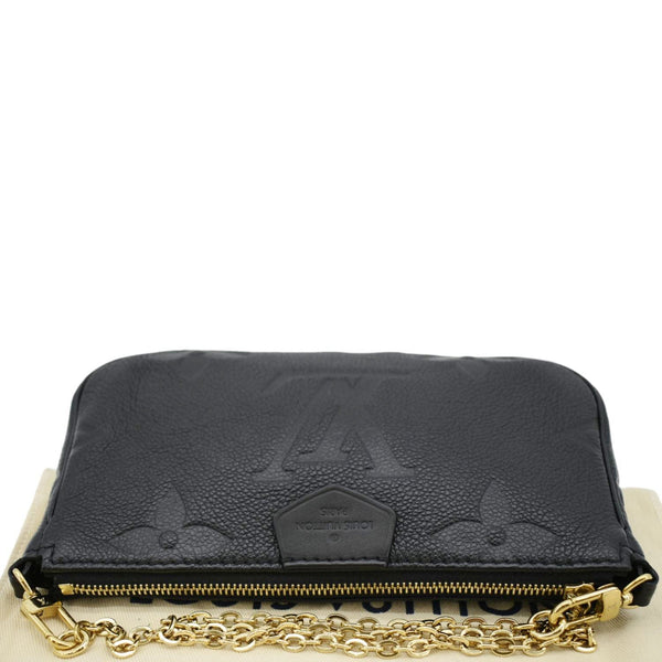 LOUIS VUITTON Pochette Accessoires Monogram Empreinte Shoulder Bag Black