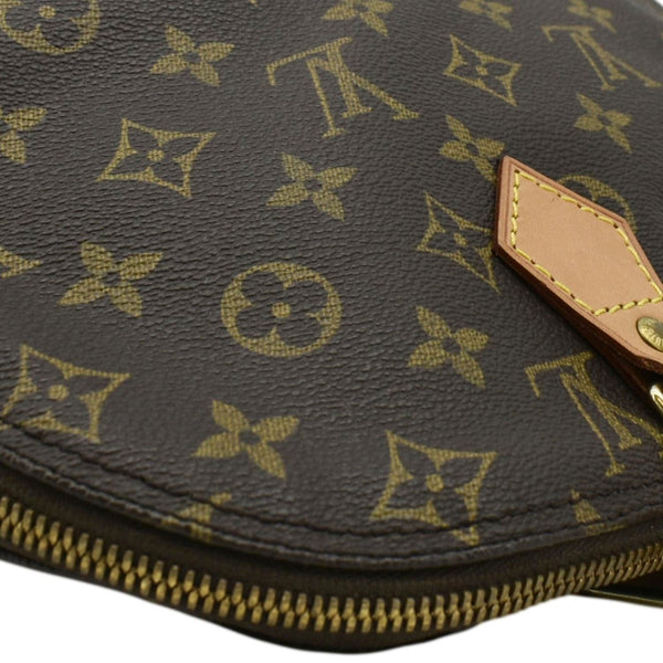 LOUIS VUITTON Alma PM Monogram Canvas Satchel Bag Brown