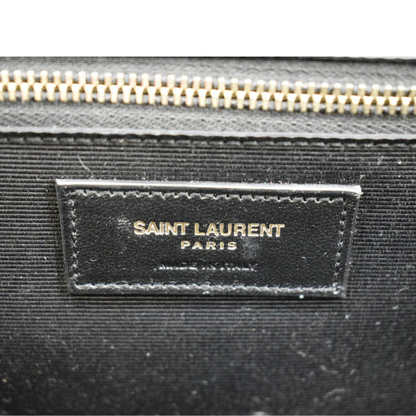 YVES SAINT LAURENT Black Shoulder Bag tag look