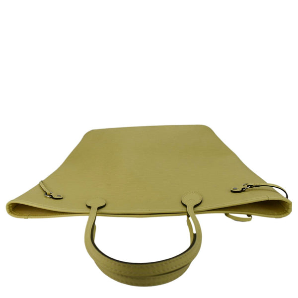 LOUIS VUITTON Neverfull MM Epi Leather Shoulder Bag Yellow