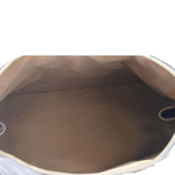 LOUIS VUITTON Alma PM Monogram Canvas Satchel Bag Brown