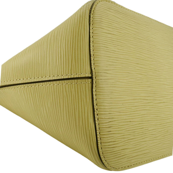 LOUIS VUITTON Neverfull MM Epi Leather Shoulder Bag Yellow