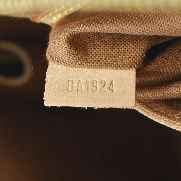 LOUIS VUITTON Alma PM Monogram Canvas Satchel Bag Brown