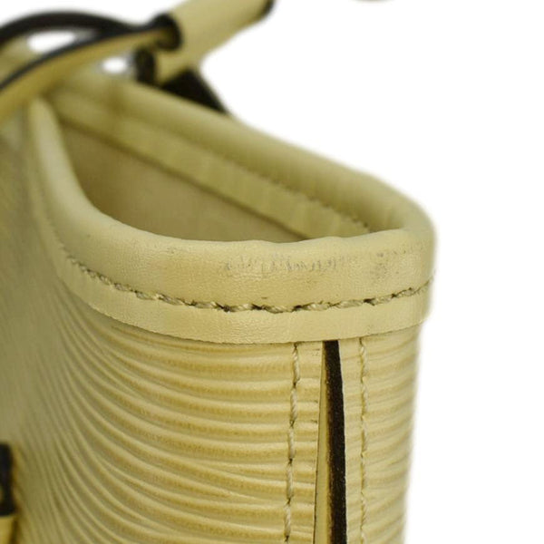 LOUIS VUITTON Neverfull MM Epi Leather Shoulder Bag Yellow