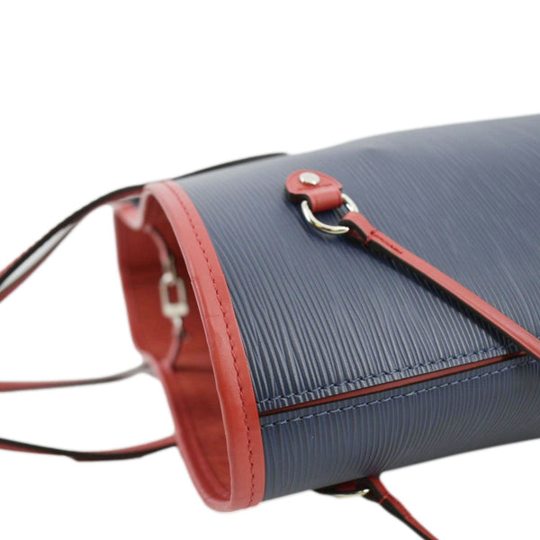 LOUIS VUITTON Neverfull MM Epi Leather Tote Shoulder Bag Blue