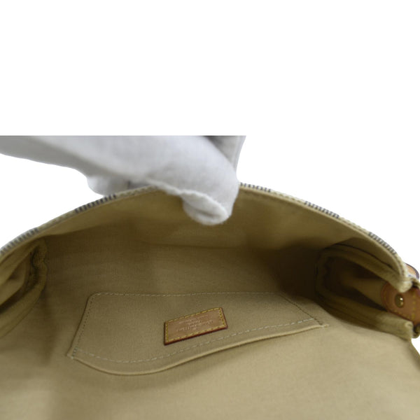 LOUIS VUITTON Favorite MM Damier Azur Crossbody Bag White