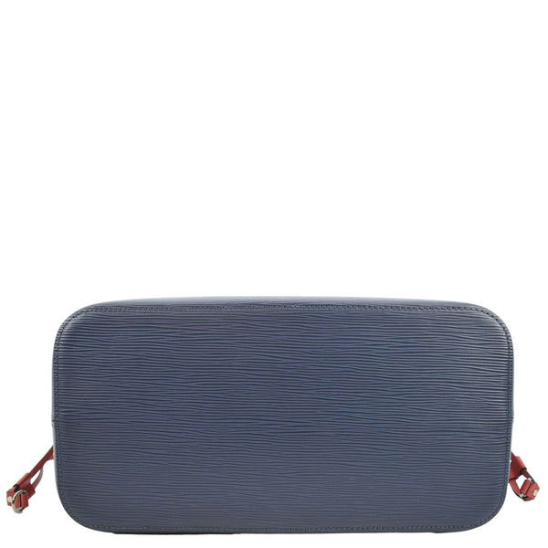 LOUIS VUITTON Neverfull MM Epi Leather Tote Shoulder Bag Blue