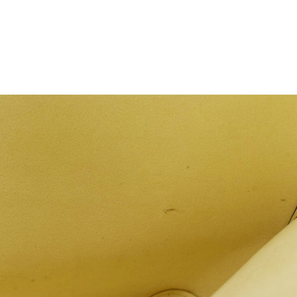 LOUIS VUITTON Neverfull MM Epi Leather Shoulder Bag Yellow