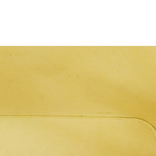 LOUIS VUITTON Neverfull MM Epi Leather Shoulder Bag Yellow