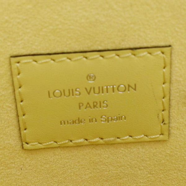 LOUIS VUITTON Neverfull MM Epi Leather Shoulder Bag Yellow