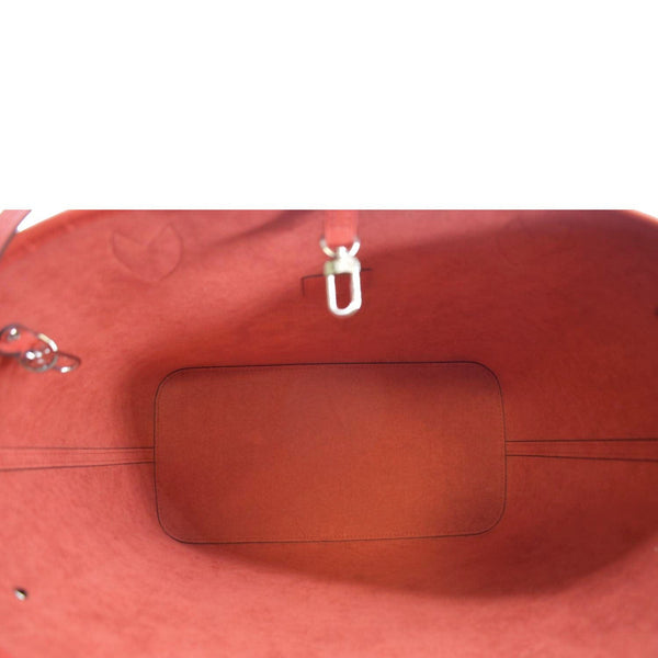 LOUIS VUITTON Neverfull MM Epi Leather Tote Shoulder Bag Blue