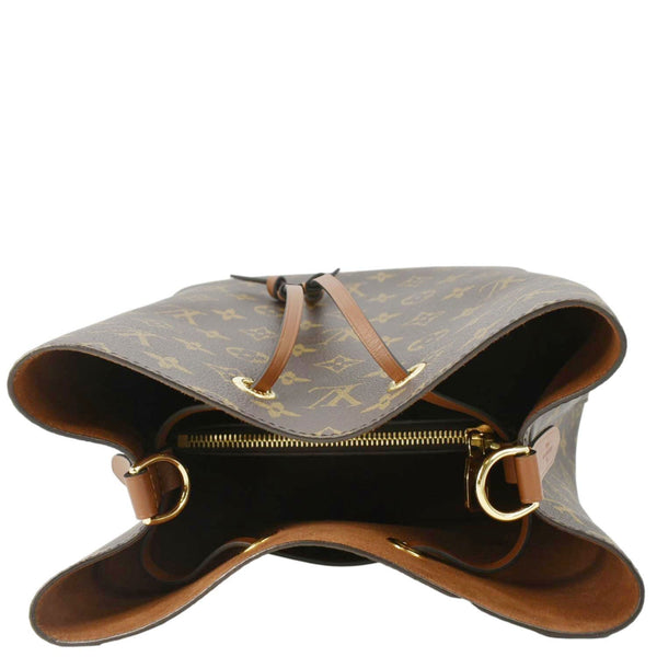 LOUIS VUITTON NeoNoe Monogram Canvas Shoulder Bag Brown