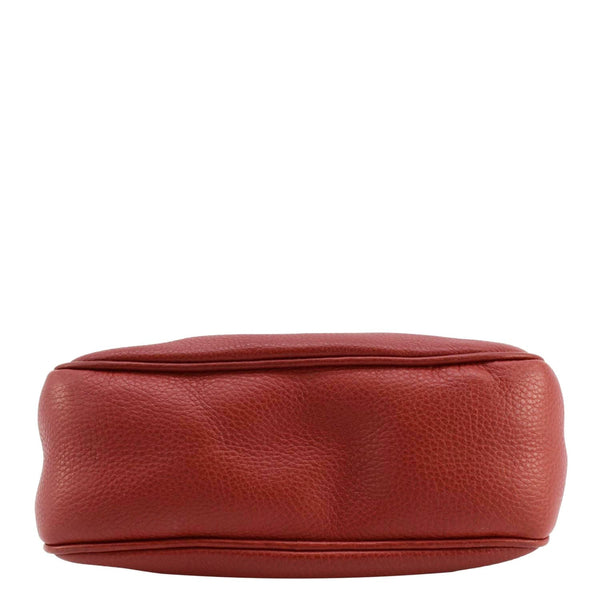GUCCI Soho Disco Leather Crossbody Bag Red 308364