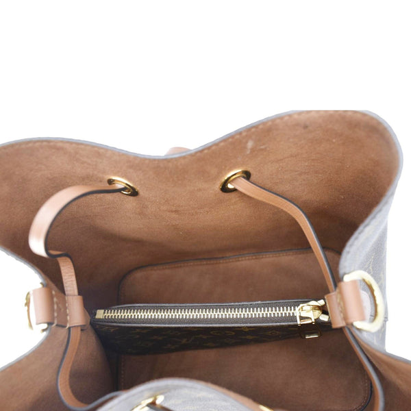LOUIS VUITTON NeoNoe Monogram Canvas Shoulder Bag Brown