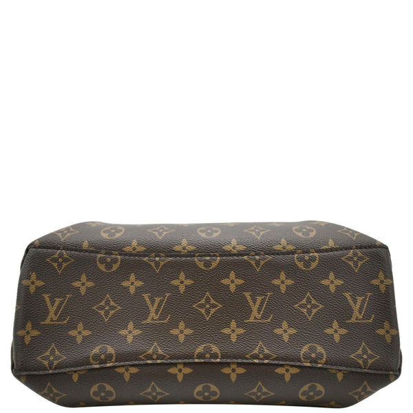 LOUIS VUITTON Rivoli PM Monogram Canvas Satchel Bag Brown