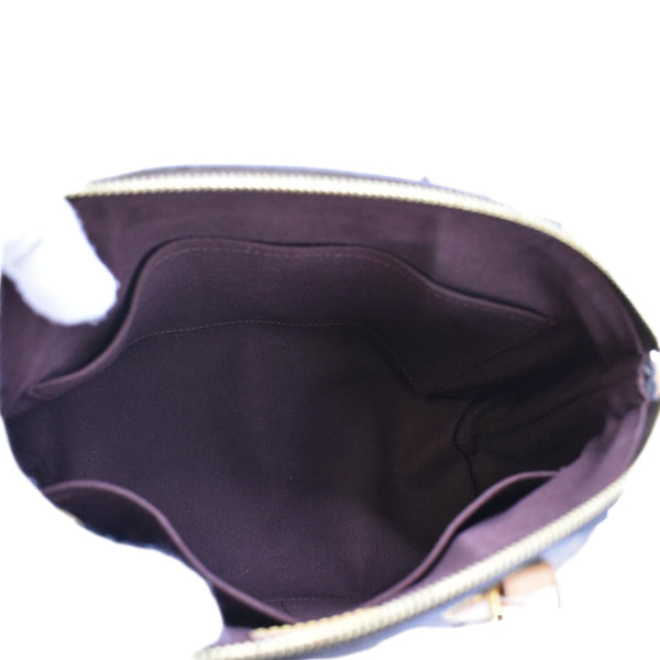 LOUIS VUITTON Rivoli PM Monogram Canvas Satchel Bag Brown