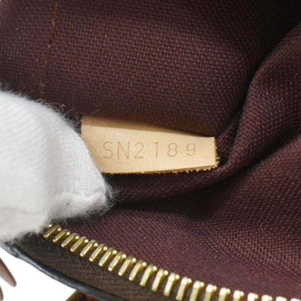 LOUIS VUITTON Rivoli PM Monogram Canvas Satchel Bag Brown