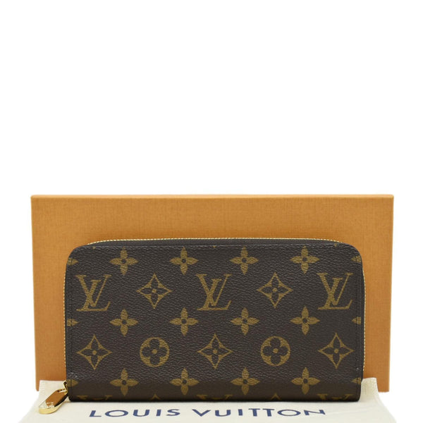 LOUIS VUITTON Monogram Canvas Zippy Wallet Brown