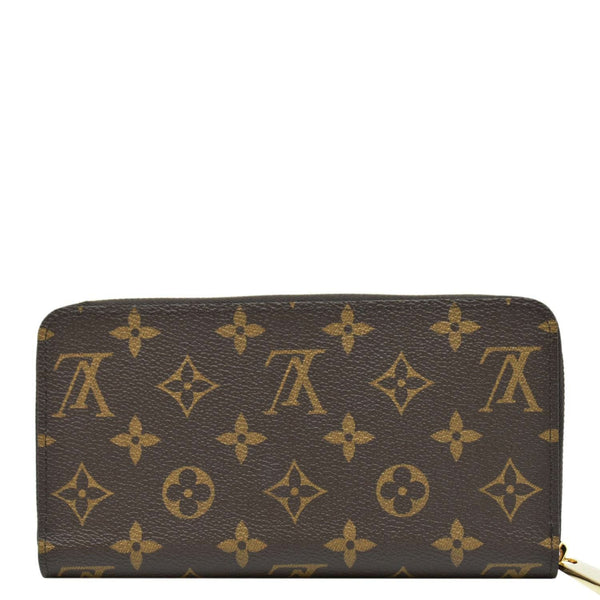 LOUIS VUITTON Monogram Canvas Zippy Wallet Brown