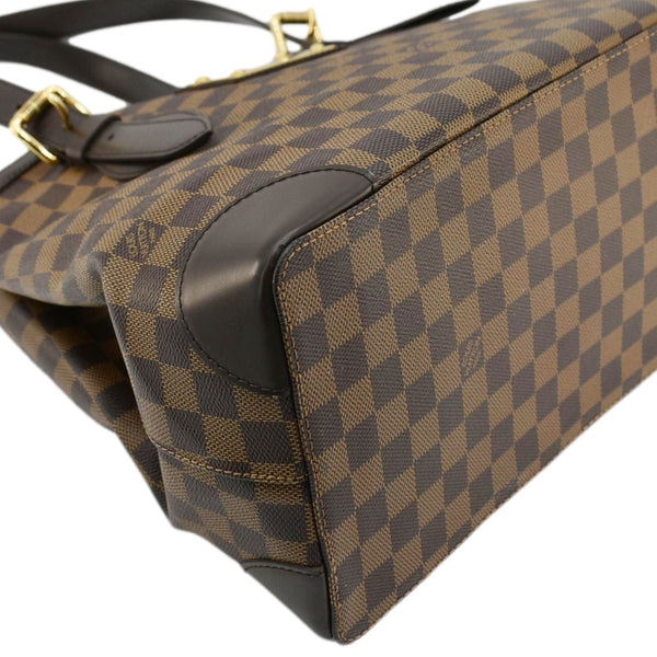 LOUIS VUITTON Hampstead MM Damier Ebene Shoulder Bag Brown