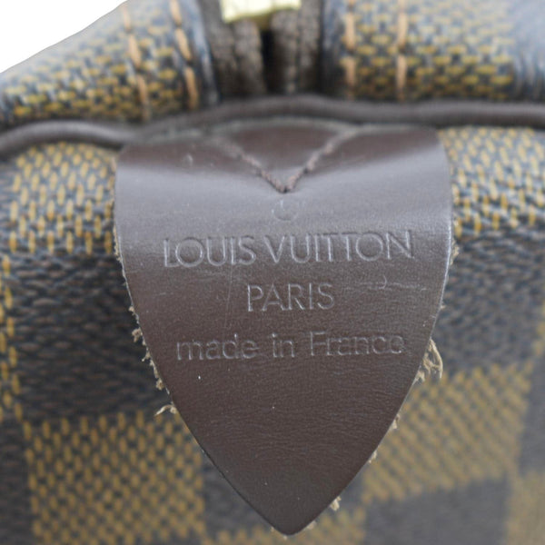 LOUIS VUITTON Keepall 50 Damier Ebene Travel Bag Brown