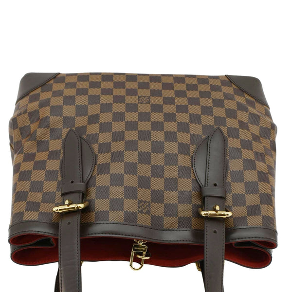 LOUIS VUITTON Hampstead MM Damier Ebene Shoulder Bag Brown
