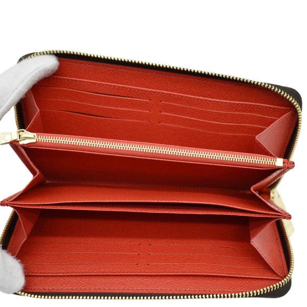 LOUIS VUITTON Monogram Canvas Zippy Wallet Brown