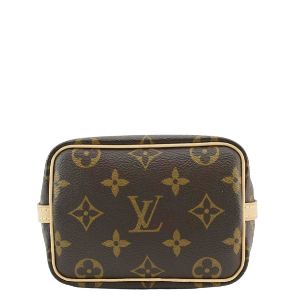 LOUIS VUITTON Monogram Nano Noe Monogram Canvas Crossbody Bag Brown