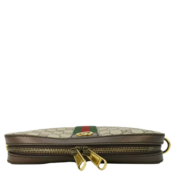 GUCCI Ophidia Small GG Supreme Canvas Crossbody Bag Beige 699439