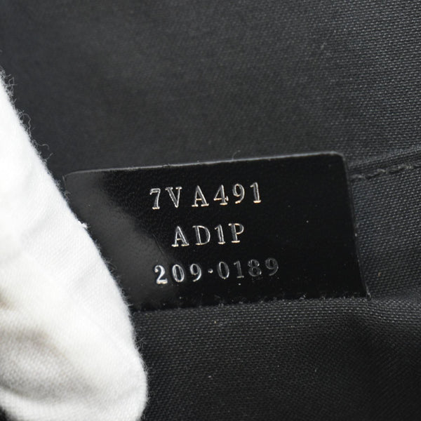 FENDI Leather Clutch Zip Pouch Black