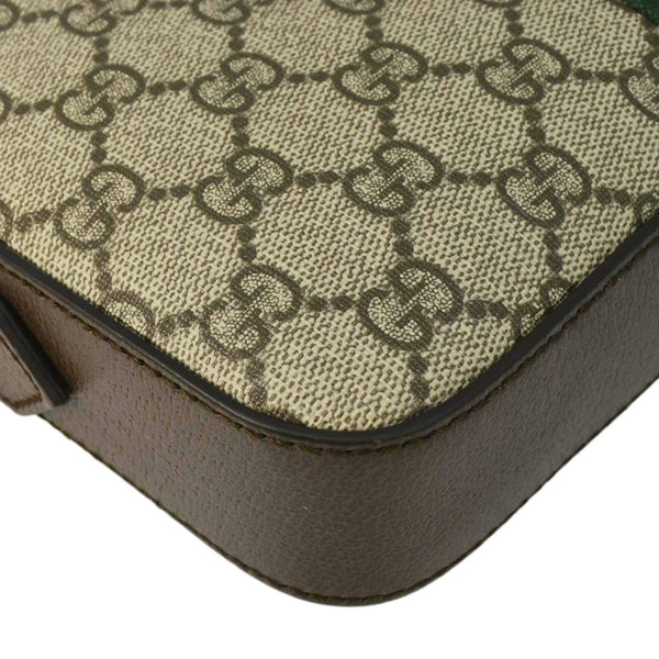 GUCCI Ophidia Small GG Supreme Canvas Crossbody Bag Beige 699439