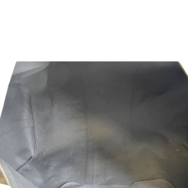 LOUIS VUITTON Keepall 55 Bandouliere Monogram Eclipse Travel Bag Black